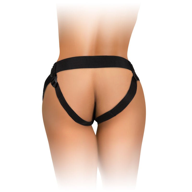 King cock - elite comfy silicone body dock kit - strap-on - Product back view  | Flirtybay.com.au